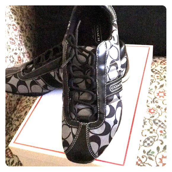 Coach sateen “Kirby” lace-ups shoes - Picture 1 of 3